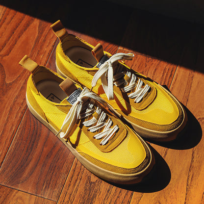 Barbed Era Prelude Unisex Casual Shoes (Yellow)